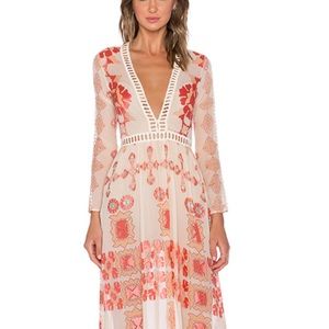 FOR LOVE AND LEMONS MAXI DRESS